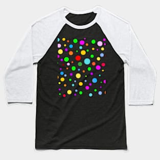 Colorful Dots Baseball T-Shirt